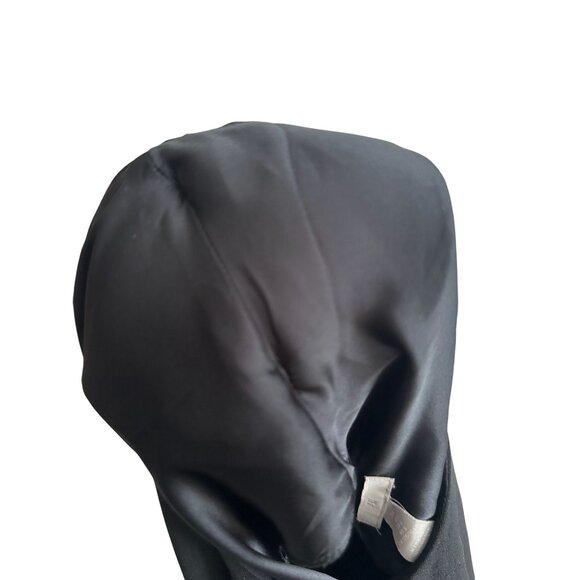 H&M Black Ruched Crewneck Tank Top Size Large - Picture 4 of 8